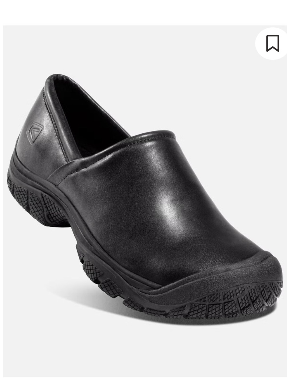 KEEN UTILITY Footwear Kanteen Ptc Slip-On II Black Leather Shoes Size 9